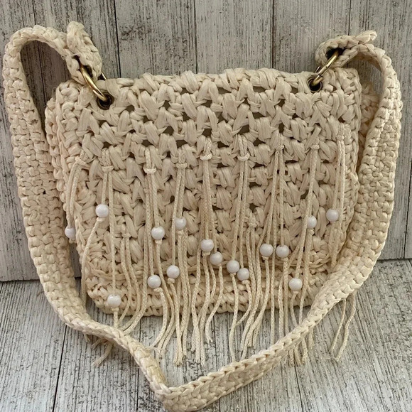 Straw mini hand Bag made in Japan - Picture 5 of 9